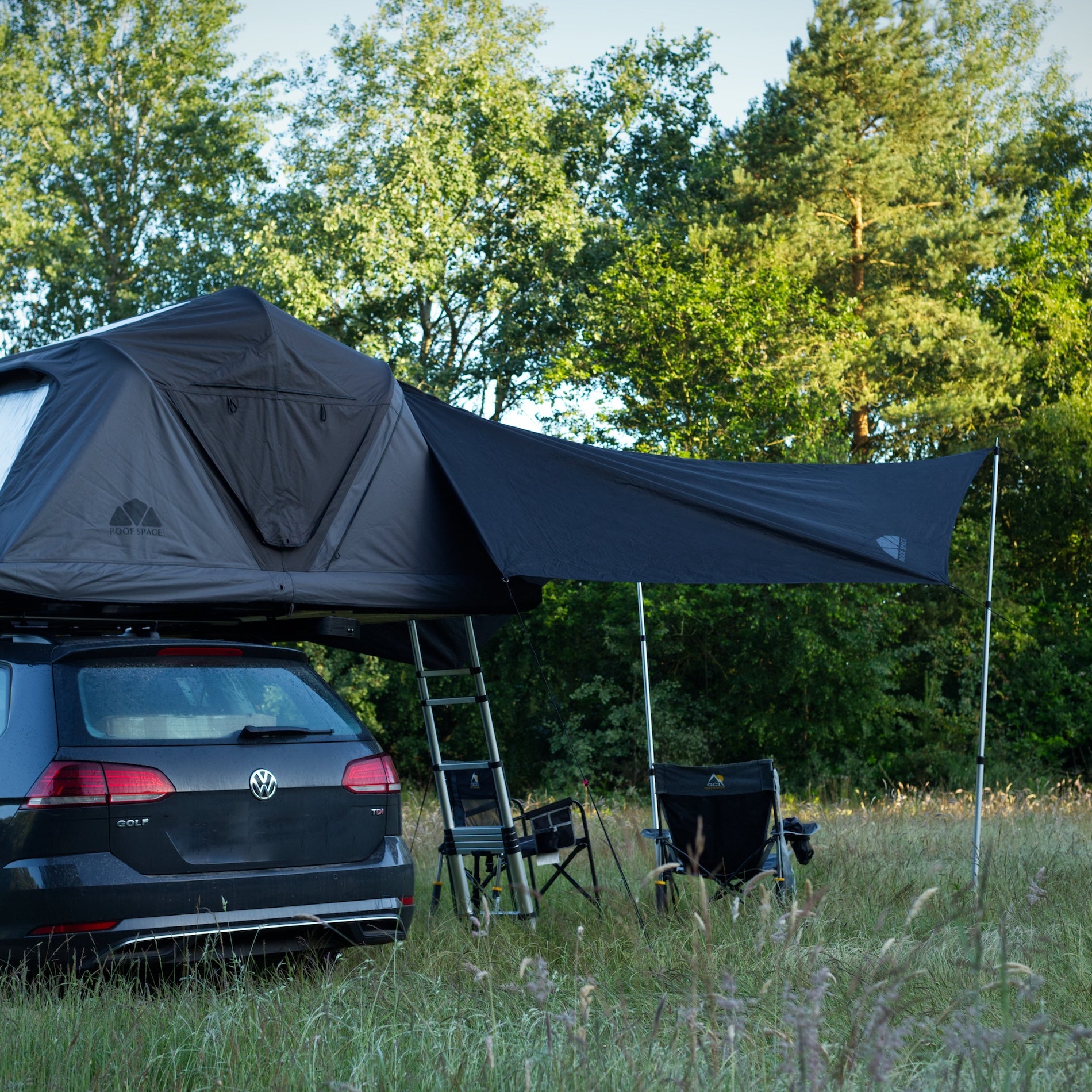 Awning attachment for Roofspace 2 Rooftop tent.
