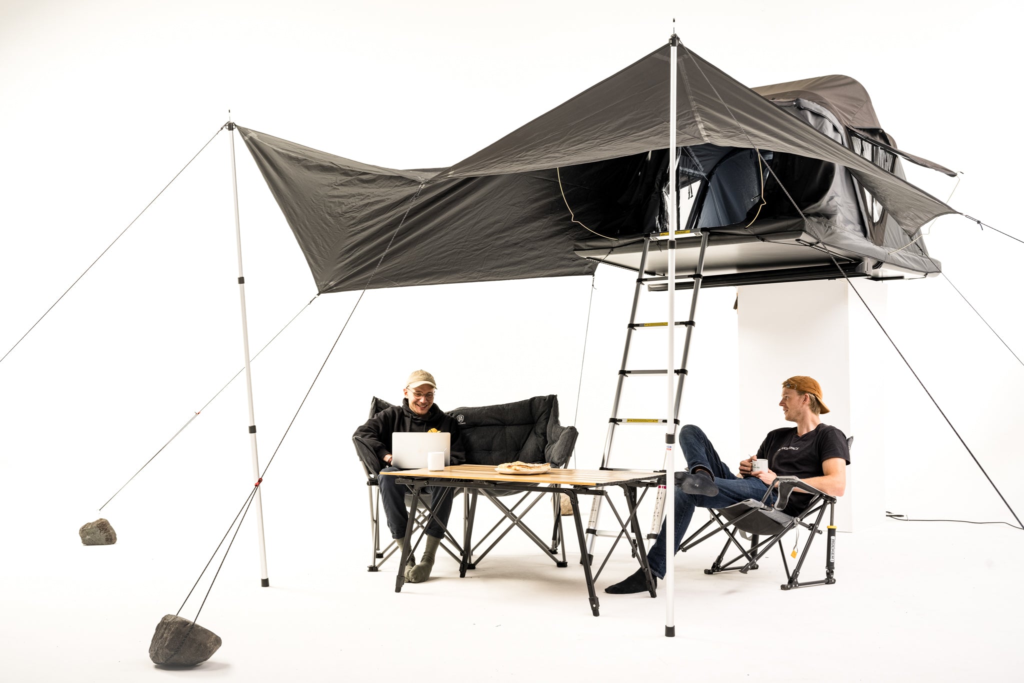 Awning attachment for Roofspace 2 Rooftop tent.