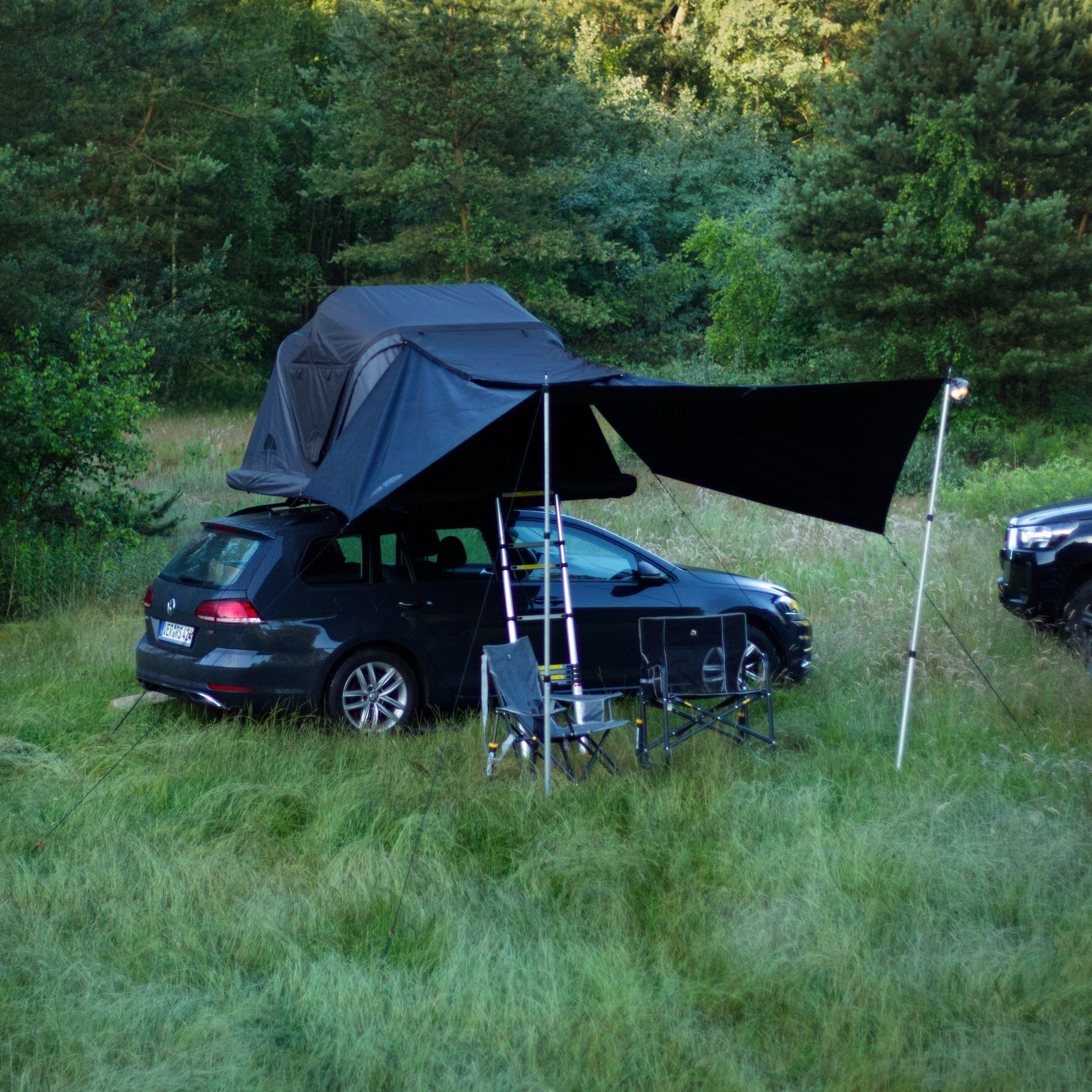 Awning attachment for Roofspace 2 Rooftop tent.