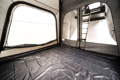 Family Size Annex Interior with passthrough for Roof Space 2 Rooftop Tent 