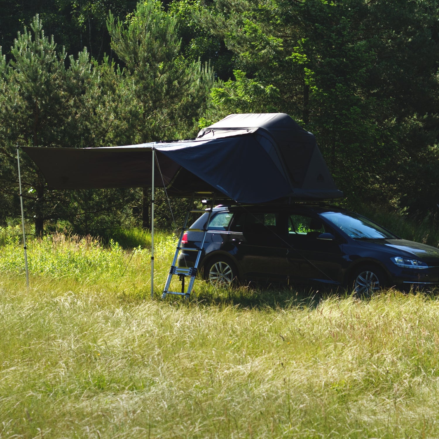 roof tent with awning Awning